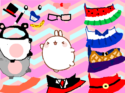  molang kiyafet giydirme 2
