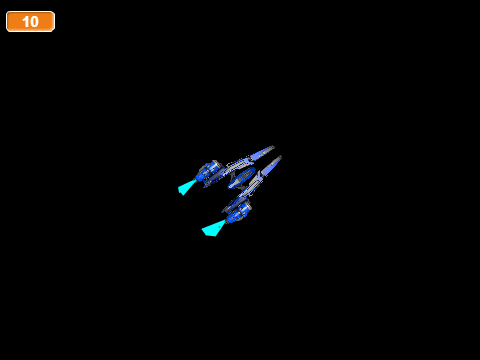 space scrolling template