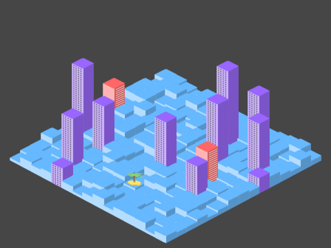Genuary 2025 #5 - iso urban sea