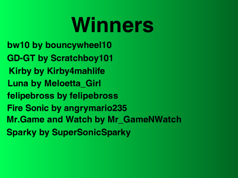 Secret Agents Place - T.A.S.A.P.O.T.T Winners