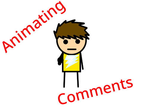 Animating comments