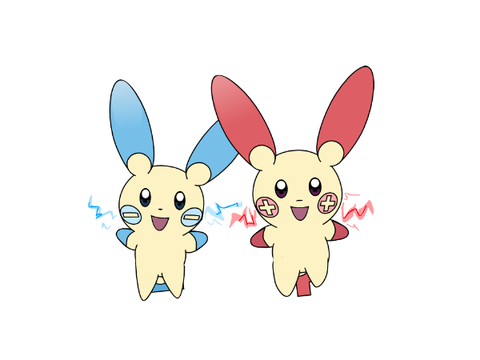 Plusle and Minun
