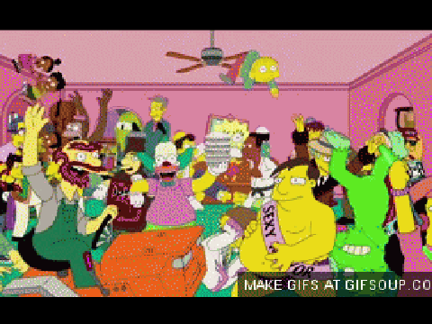 Simpsons harlem shake!