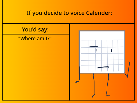 Callender (Still don't know the gender)