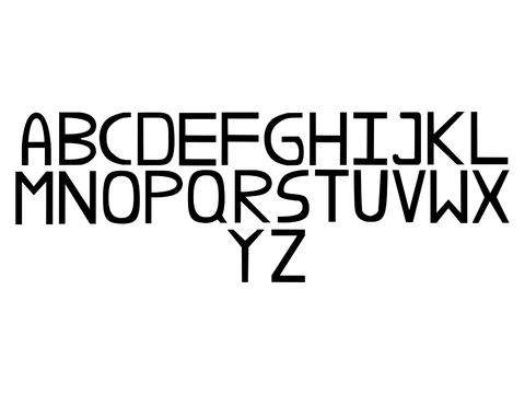 Vector Galaxy Serif Text Font