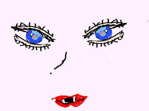 The woman who kept blinking