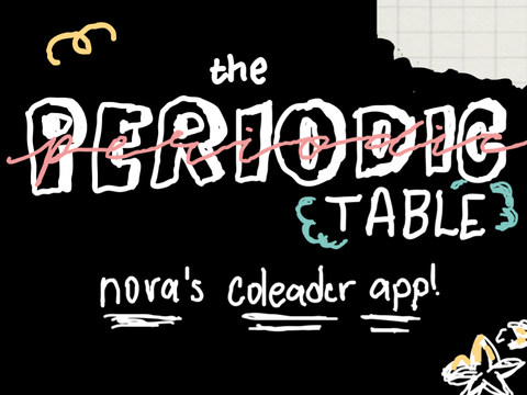 [ADVENTUREE!!!] the periodic table ⦿ nova’s swc coleader app
