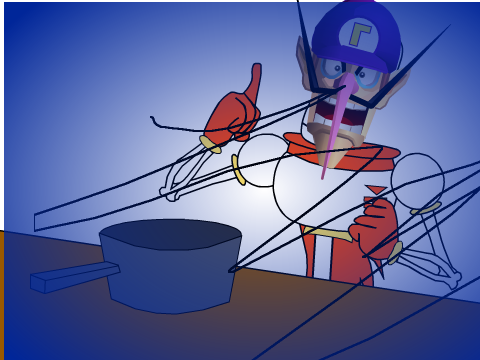 Papyrus makes Waluigi