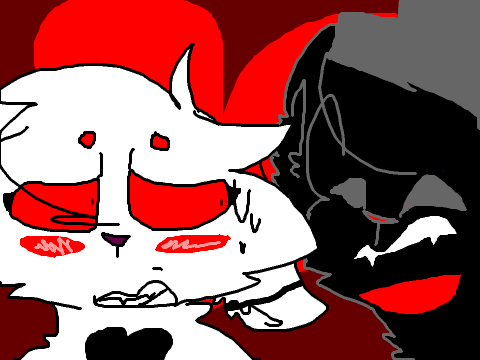 Hipper and Randy sitting in a tree
