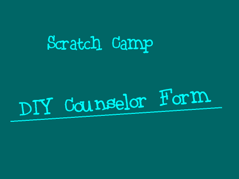 DIY Counselor Form, Gingerbreadcake9