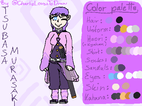 Tsubasa Murasaki || OC REF