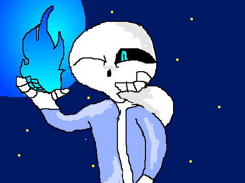 i tried drawing sans