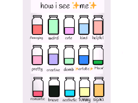 How i see ✨me✨