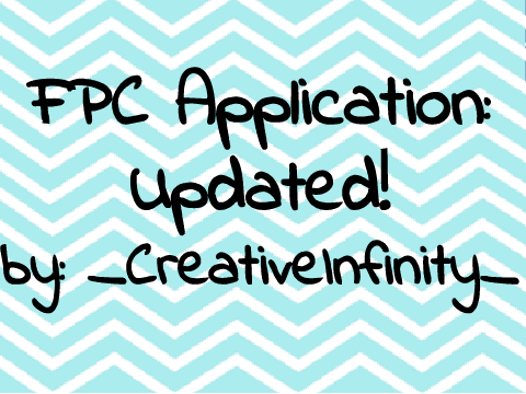 ∞FPC Application: UPDATED∞