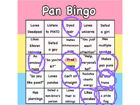 Pan Bingo Template remix