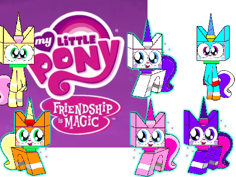 Magical Unicats-The Mane Six