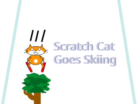 Scratch Cat goes Skiing