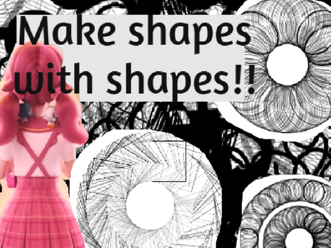 Make shapes with shapes!
