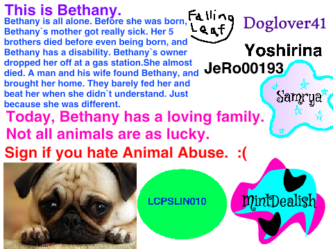 Sign If You Hate Animal Abuse remix remix remix remix remix remix