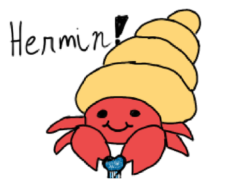 HERMIN Art!!! :3 #art#All#hermitcrabs