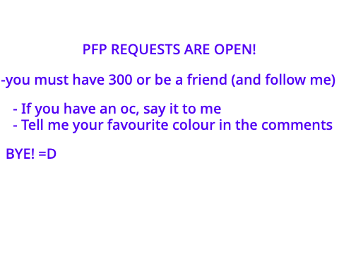 pfp request are open