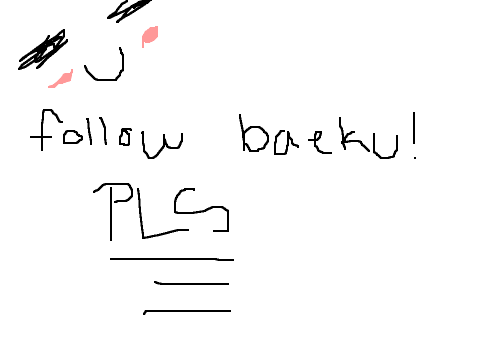 Enter the 200+ follower raffle of baeku!