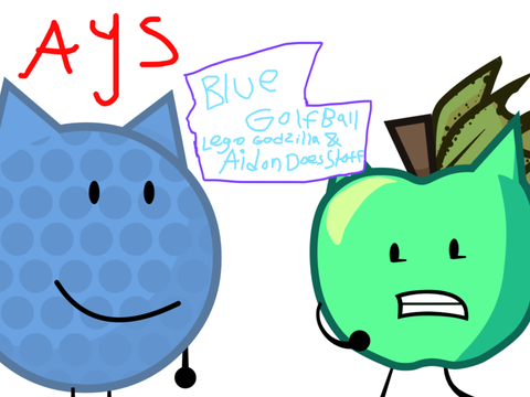 AYS Blue Golf Ball (13+) _READ DESC_