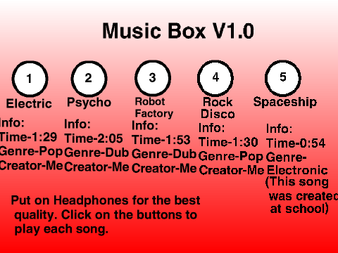 Music Box V1.0
