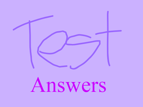 Art Class . Test One ~ Answers