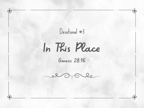 Devotional #3