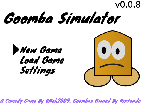 UNFINISHED Goomba Simulator