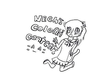 ---CLOSED---My first coloring contest! =w= Please enter!