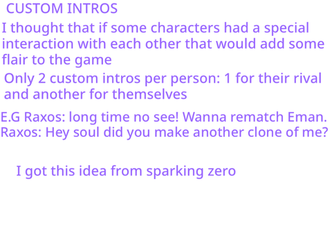 CUSTOM INTROS