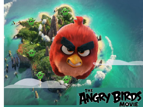 flying angry bird