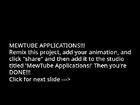 MewTube applications! [OPEN] {Extended deadline}