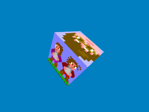 Better Amazing 3D Textured Cube