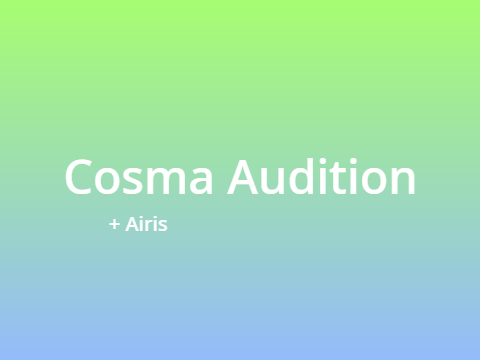 My Audition <3
