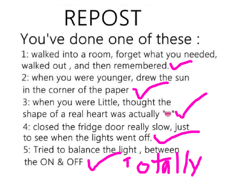 Repost if you’ve done one of these  remix remix remix