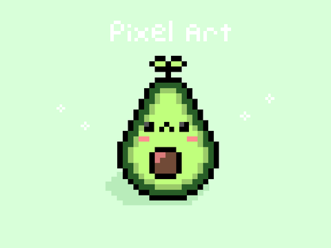 ⊱  ۫ ׅ ꒰ঌ Pixel art ⟡ for @Avocado_Coding ໒꒱ ⌗ ˚. ᵎᵎ