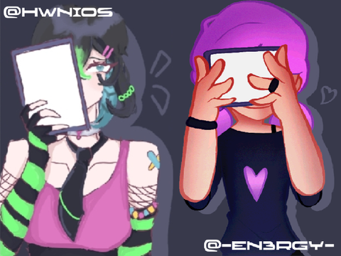 Art collab with @hwnios!!! :3
