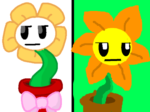 I drew flowey