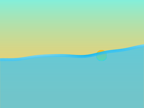 Sine wave water