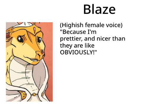 Starflight and Blaze audition