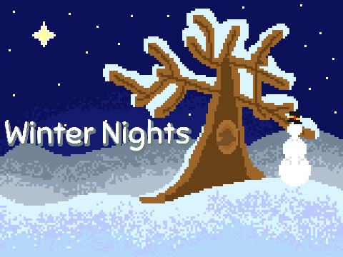 Winter Nights, a puzzle game (mobile supported)