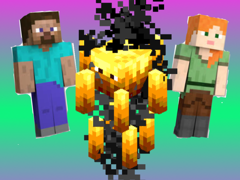 Blazes in Minecraft