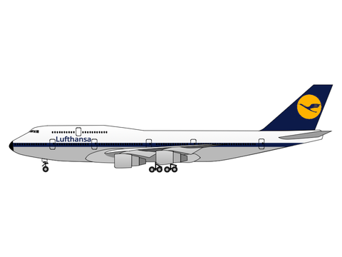747-400 retro lufthansa
