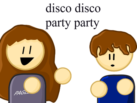 I say disco you say party