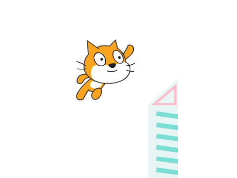 Cat flying