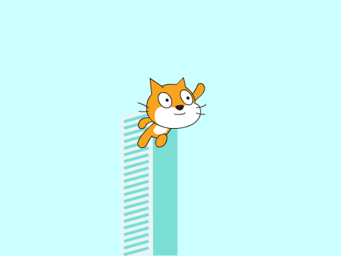 Scratch Cat Flying