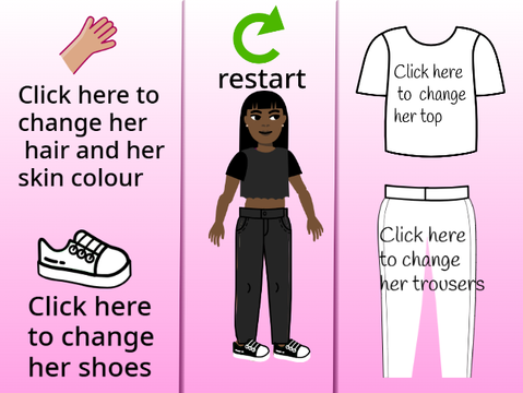 Dress up game